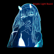 Anime Zero Two 3d Lamp Figure Nightlight